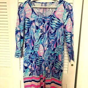 Lilly Pulitzer long sleeved cotton dress